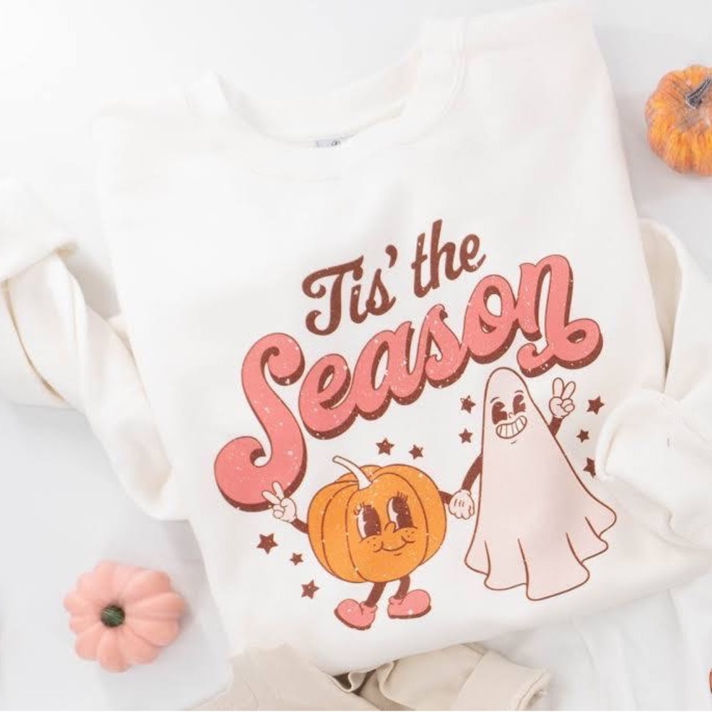 Tis the season fall/Halloween sweatshirt